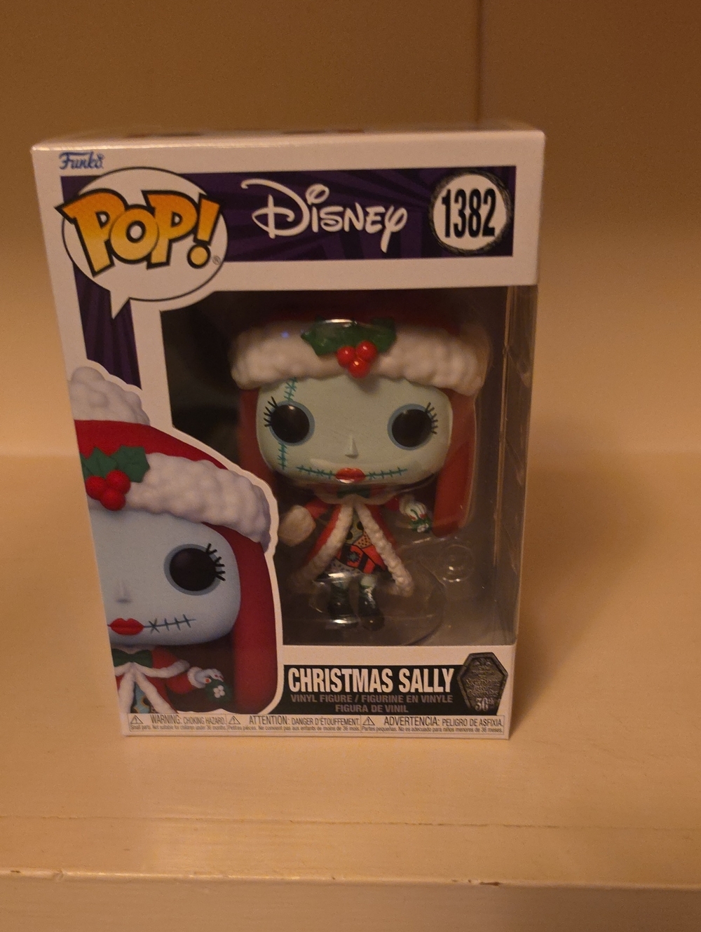 Funko Pop! Disney Christmas Sally - Red Hair, Pale Blue Skin, White Trim